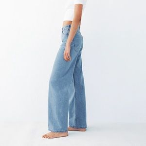 Zara Jeans high rise wide-leg seamless Z1975